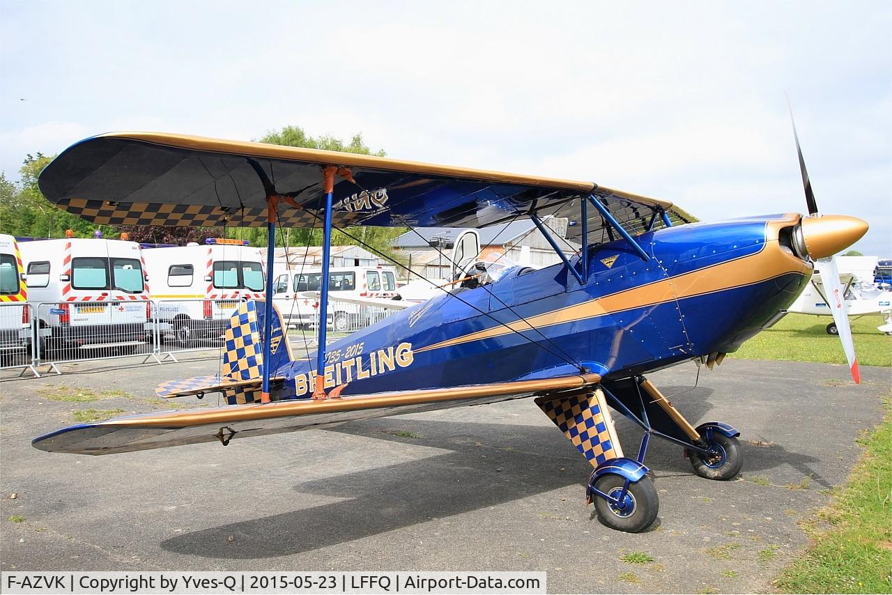 F-AZVK, 1935 Bucker Bu-131 Jungmann C/N 27, Bücker Bu 131B Jungmann, Static display, La Ferté-Alais Airfield (LFFQ) Air show 2015