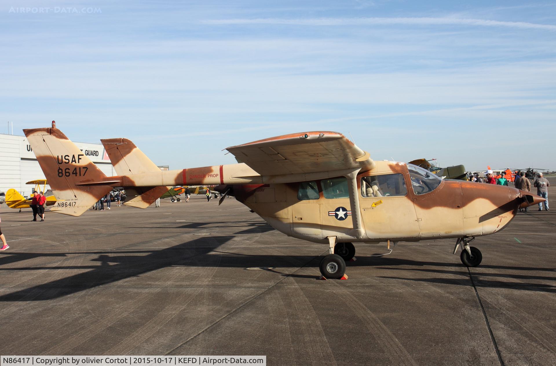 N86417, 1969 Cessna 337D Super Skymaster C/N 337-1181, Wings over houston 2015