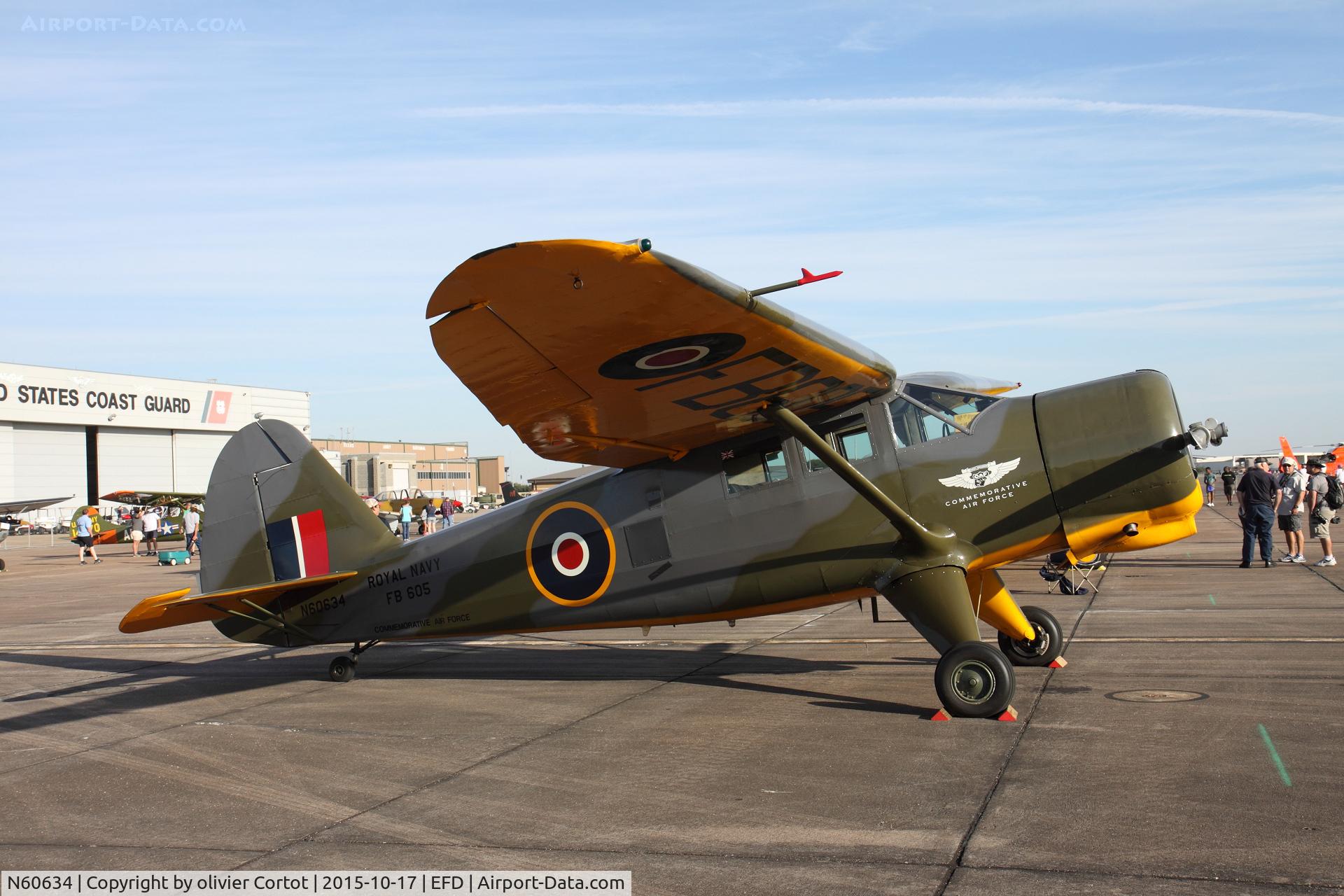 N60634, 1944 Stinson V77 Reliant C/N 77-333, Wings over Houston 2015