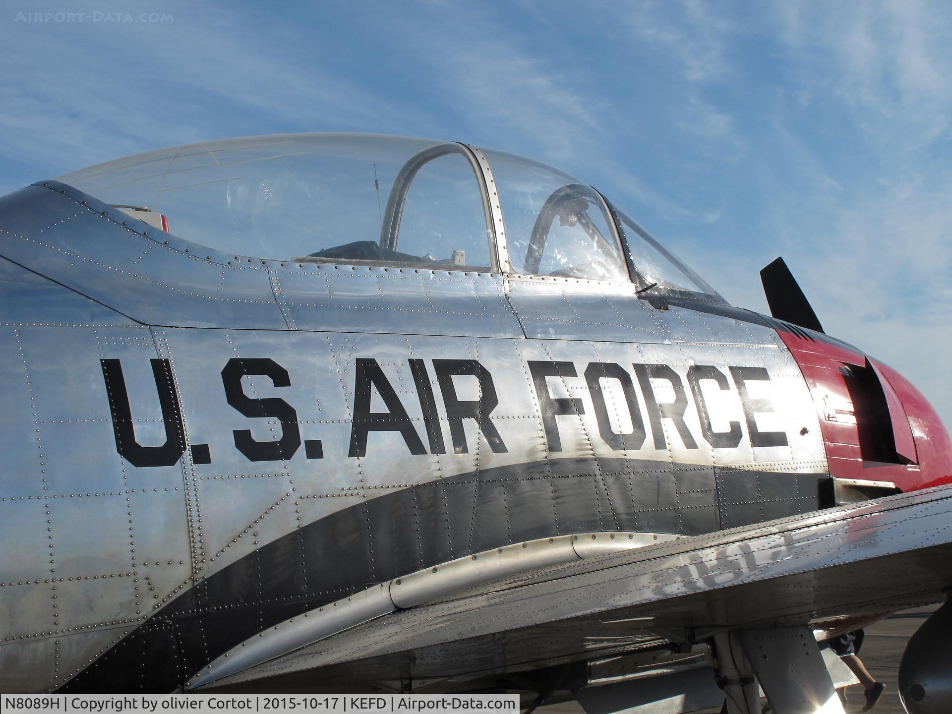 N8089H, 1951 North American T-28A Trojan C/N 174-548, beautiful metal finish