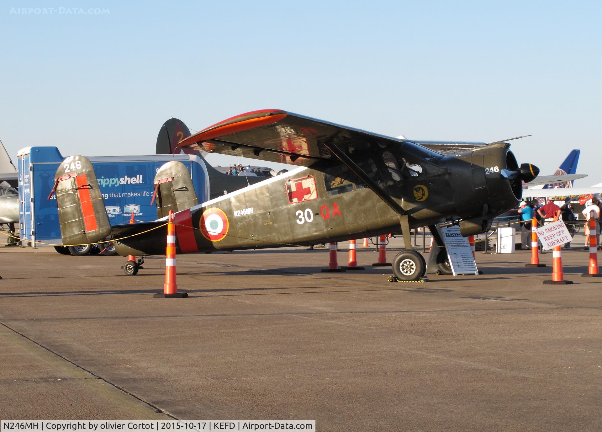N246MH, 1960 Max Holste MH-1521M Broussard C/N 246, Wings over Houston 2015