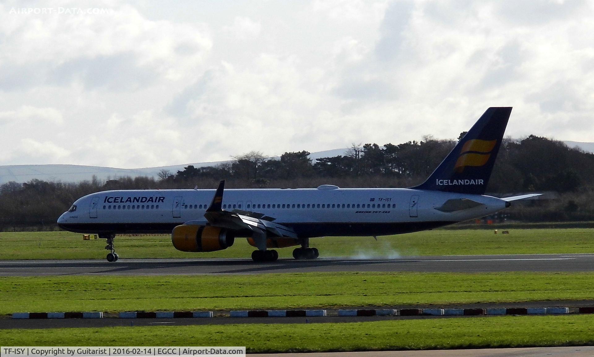 TF-ISY, 1991 Boeing 757-223 C/N 24594, At Manchester