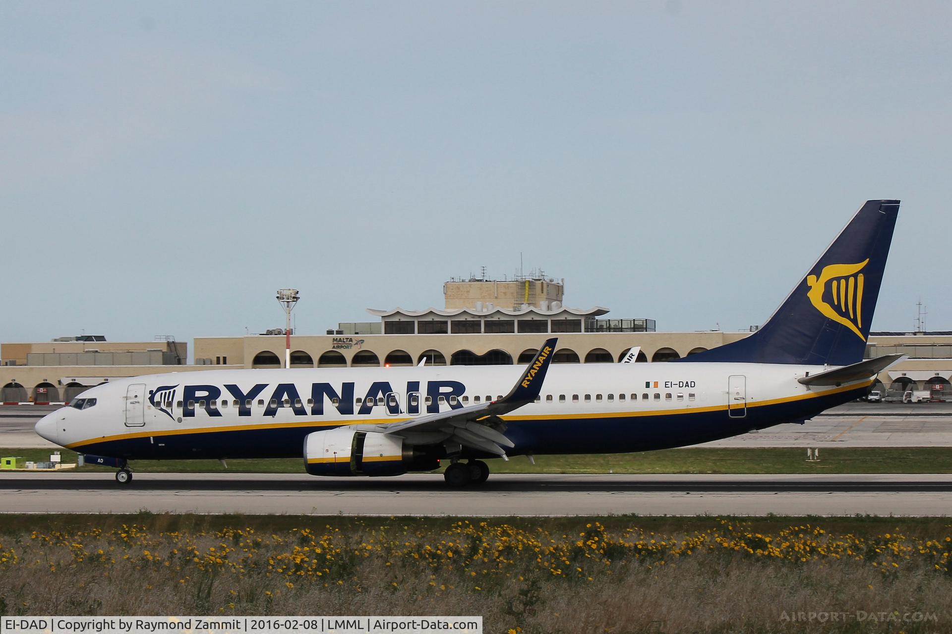 EI-DAD, 2002 Boeing 737-8AS C/N 33544, B737-800 EI-DAD Ryanair
