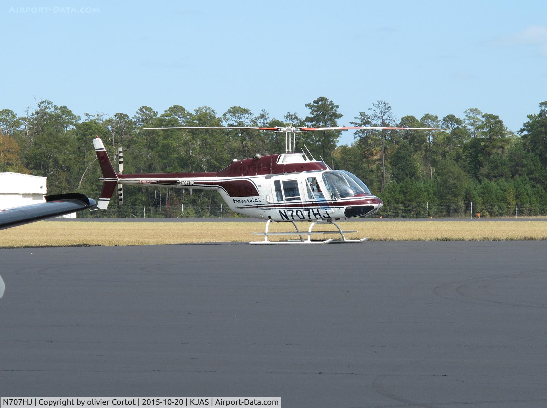 N707HJ, 1980 Bell 206B-III C/N 3173, old style paint