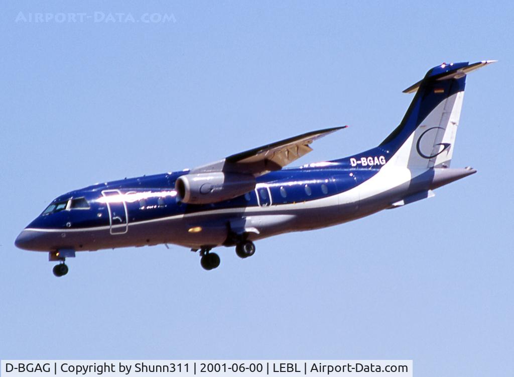 D-BGAG, 2000 Fairchild Dornier 328-300 328JET C/N 3133, Landing rwy 25