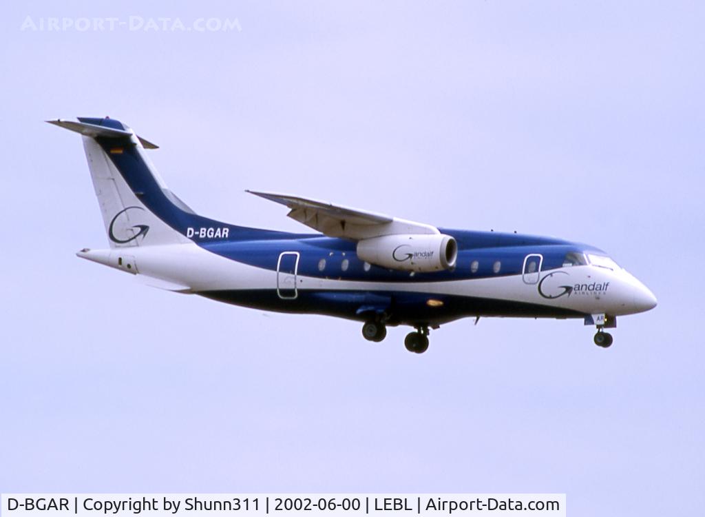 D-BGAR, 2000 Fairchild Dornier 328-300 328JET C/N 3152, Landing rwy 25