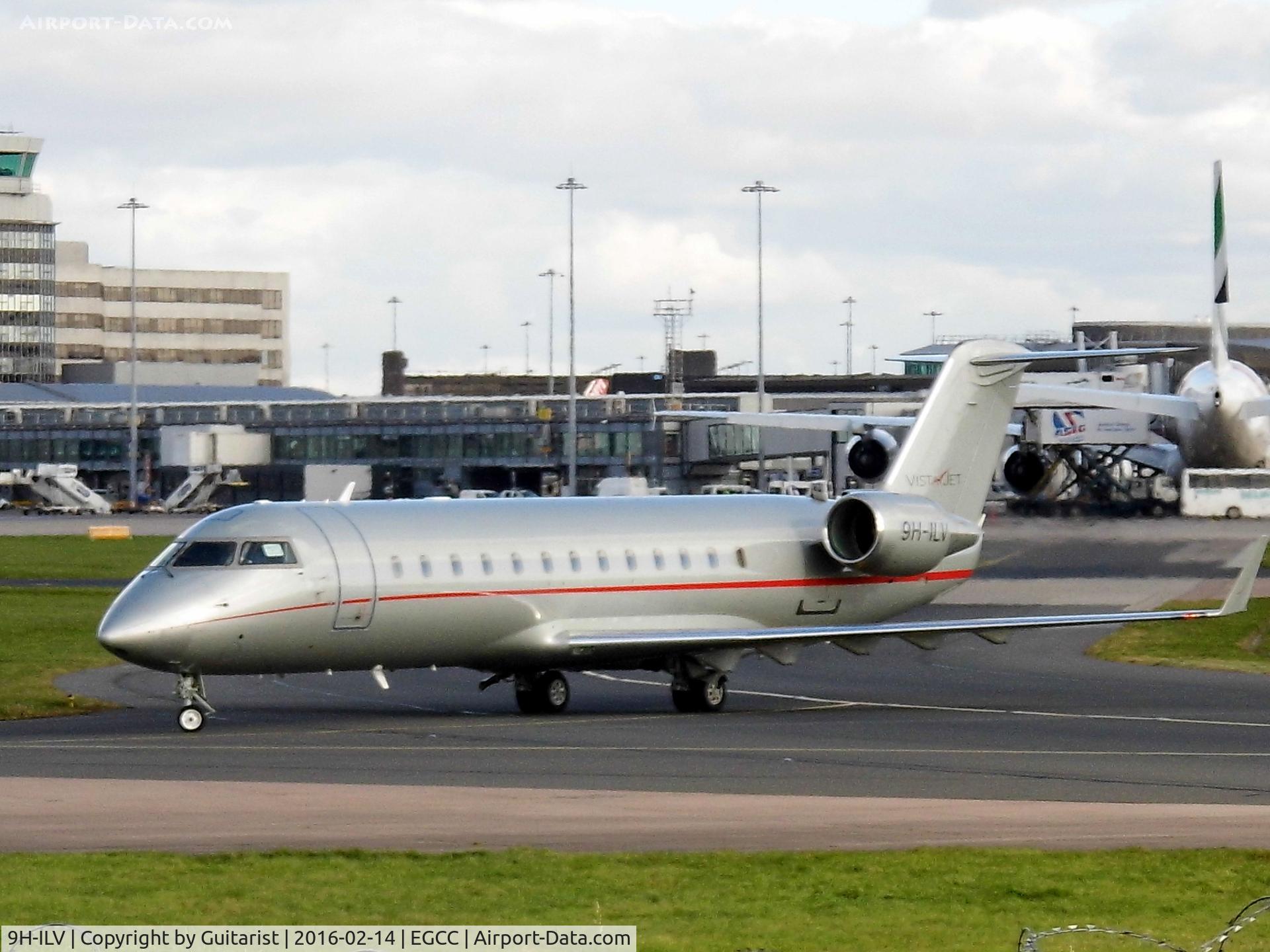 9H-ILV, 2008 Bombardier Challenger 850 (CL-600-2B19) C/N 8082, At Manchester