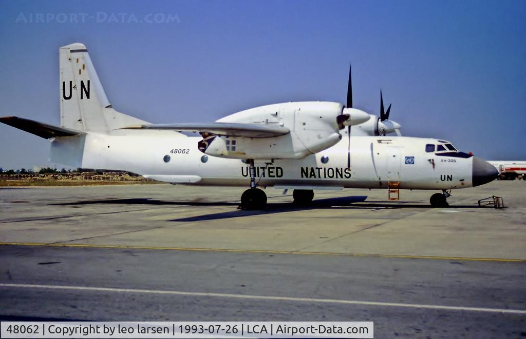48062, 1992 Antonov An-32B C/N 3004, Larnaca 26.7.93