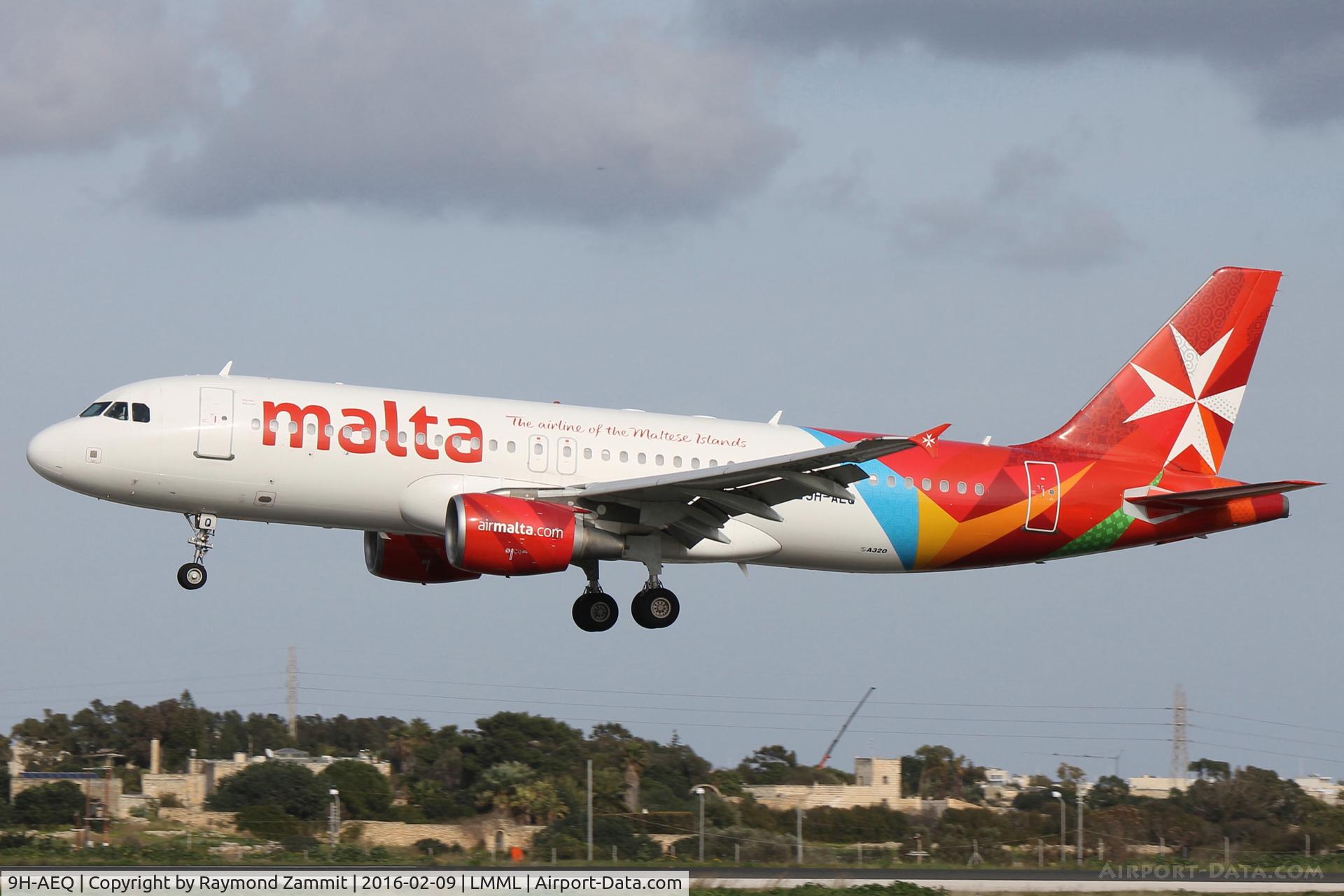 9H-AEQ, 2007 Airbus A320-214 C/N 3068, A320 9H-AEQ Air Malta