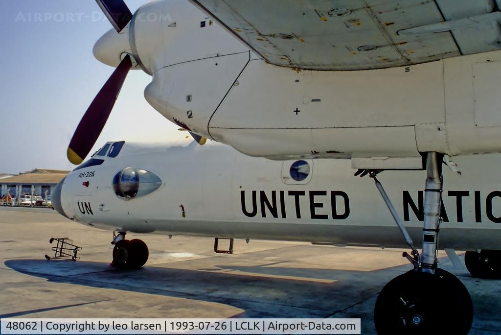 48062, 1992 Antonov An-32B C/N 3004, Larnaca 26.7.93