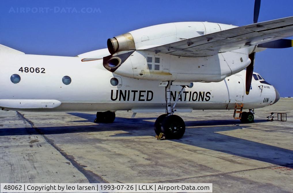 48062, 1992 Antonov An-32B C/N 3004, Larnaca 26.7.93