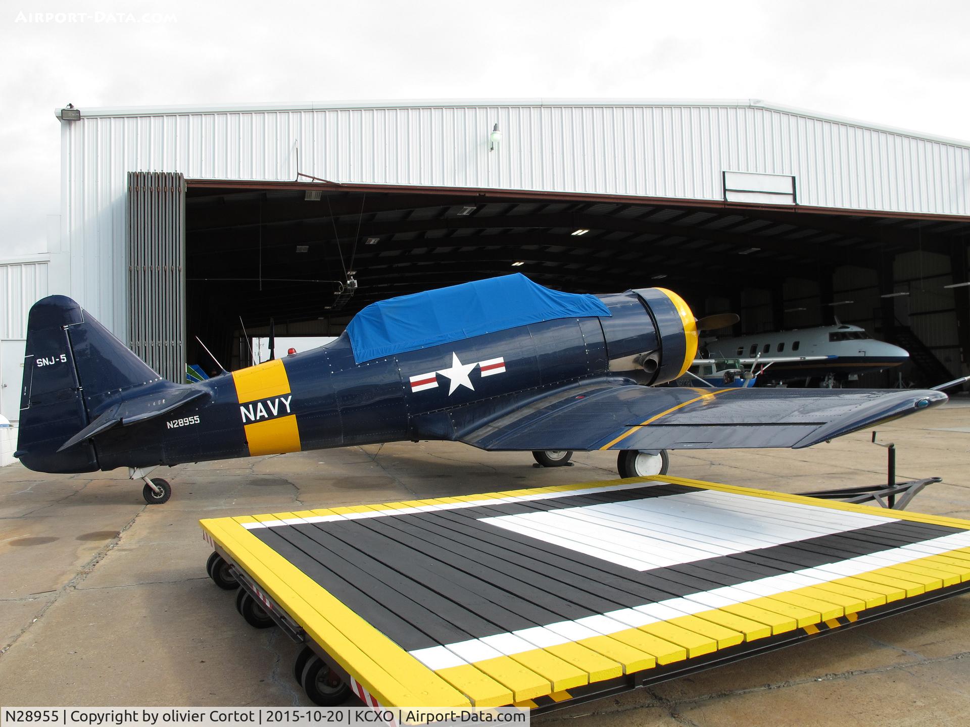 N28955, 1951 North American SNJ-5 Texan C/N 168-349 (49-3245), Lone star airport