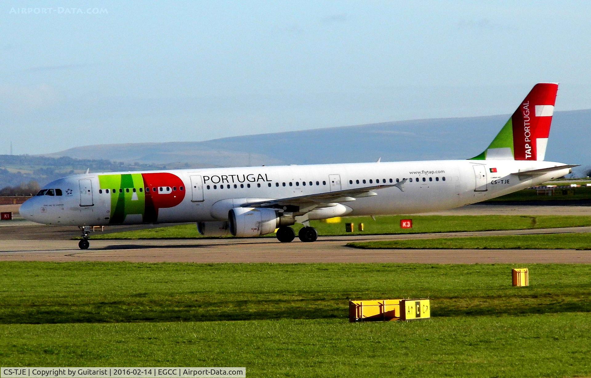 CS-TJE, 2000 Airbus A321-211 C/N 1307, At Manchester