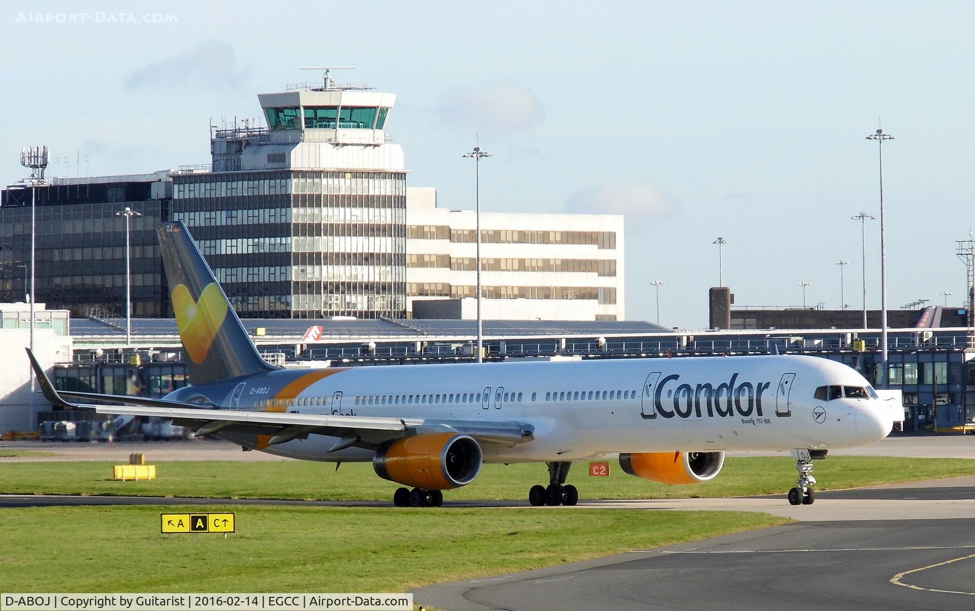 D-ABOJ, 2000 Boeing 757-330 C/N 29019, At Manchester