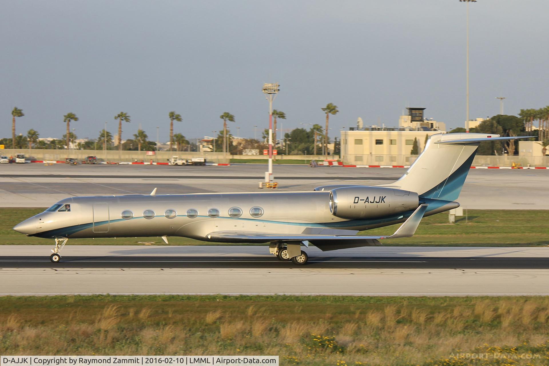 D-AJJK, 2008 Gulfstream Aerospace GV-SP (G550) C/N 5191, Gulfstream G550 D-AJJK Windrose Air
