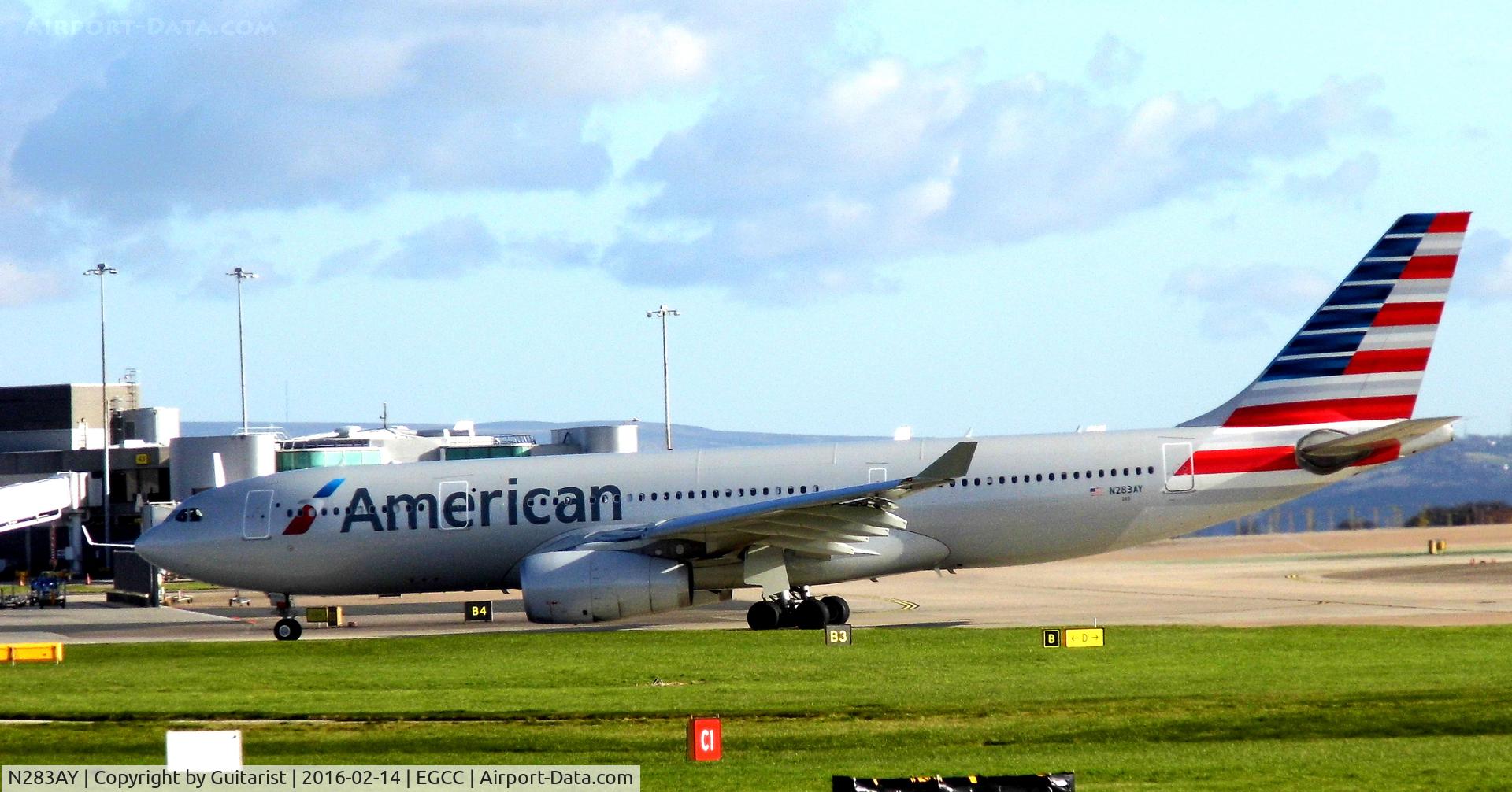 N283AY, 2009 Airbus A330-243 C/N 1076, At Manchester