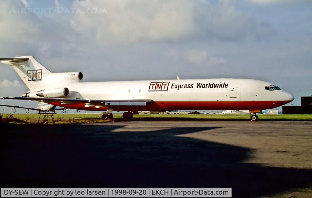 OY-SEW, 1978 Boeing 727-287 C/N 21688, Copenhagen 20.9.98