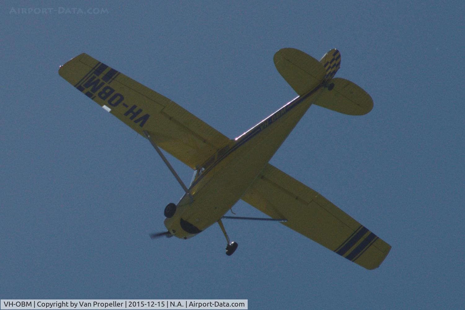 VH-OBM, 1955 Cessna 170B C/N 27068, This Cessna 170B was flying over Cape Arid National Park, Western Australia, possibly dropping poison against feral animals in remote areas