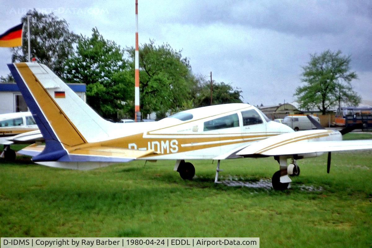 D-IDMS, 1972 Cessna 310Q C/N 310Q0630, Cessna 310Q [310Q-0630] Dusseldorf~D 24/04/1980. From a slide.