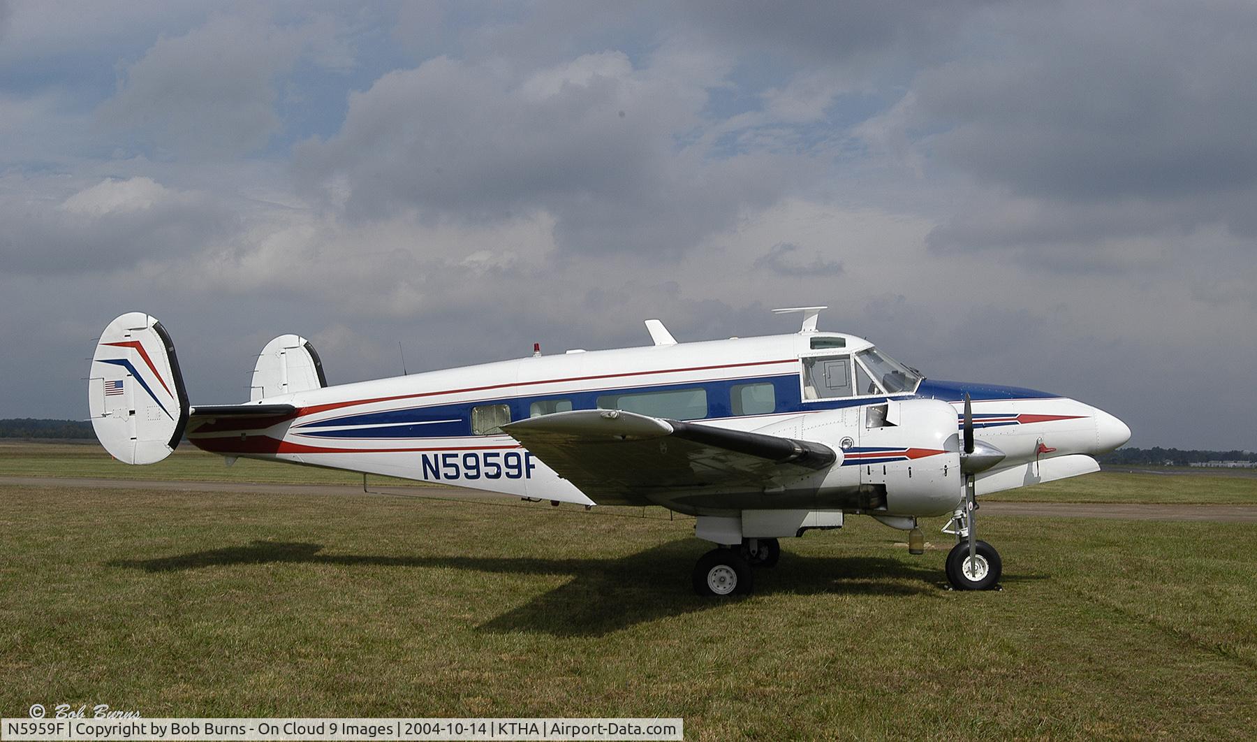 N5959F, 1965 Beech H-18 Tri-Gear C/N BA-721, At 2004 Beech Party, Beechcraft Heritage Museum, Tullahoma, TN
