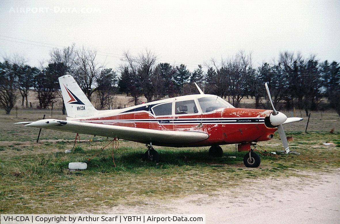 VH-CDA, 1960 Piper PA-24-250 Comanche C/N 24-2012, VH-CDA Bathurst NSW c.1988