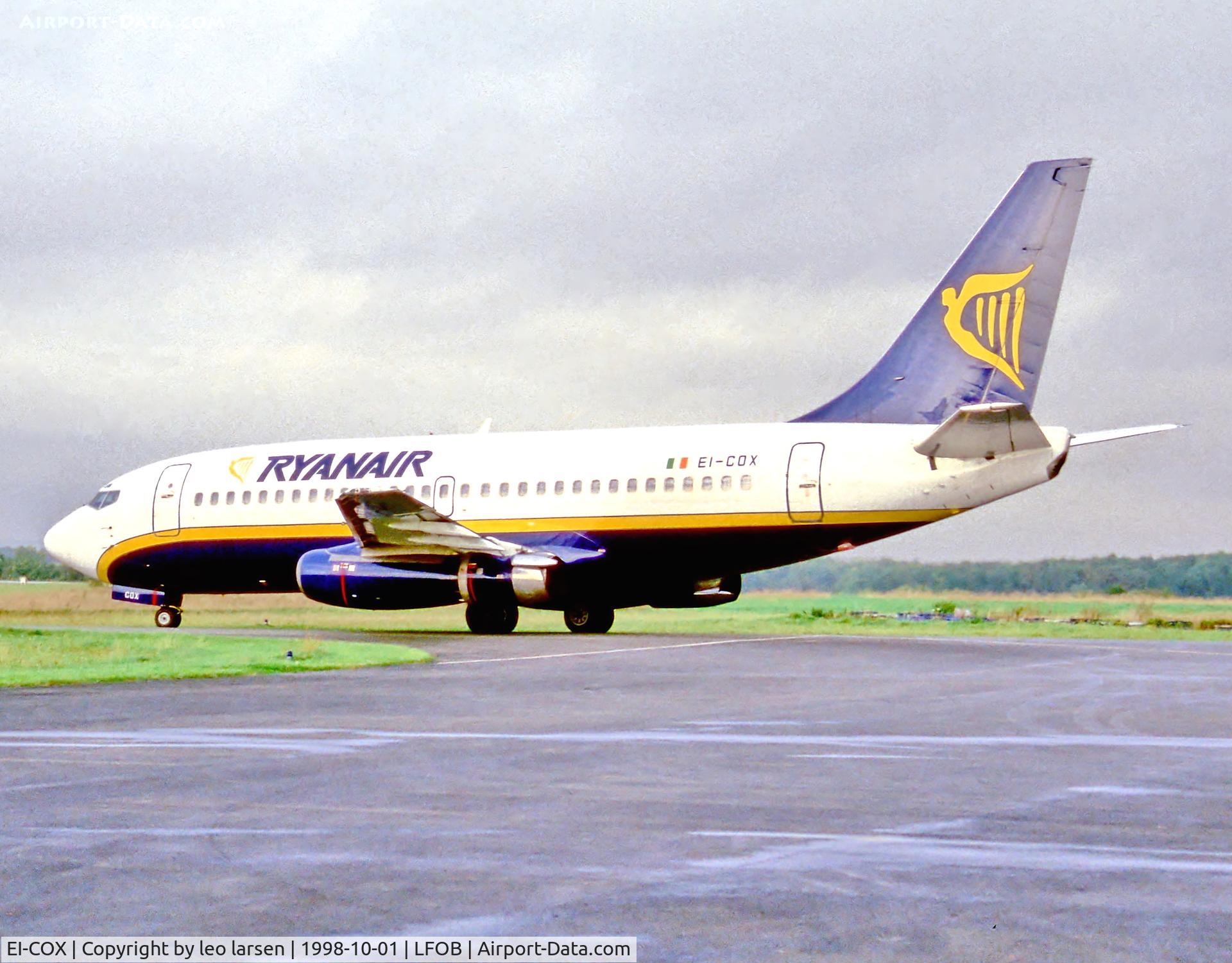 EI-COX, 1981 Boeing 737-230 C/N 22123, BVA  Beauvais 1.10.98