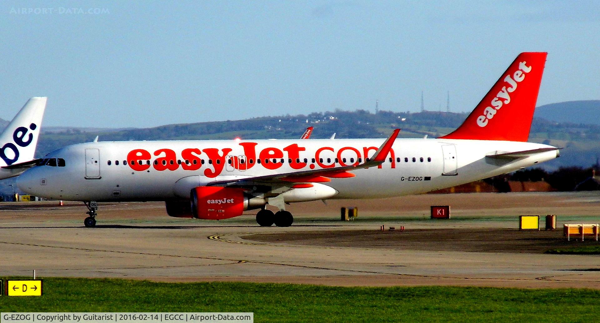 G-EZOG, 2015 Airbus A320-214 C/N 6541, At Manchester