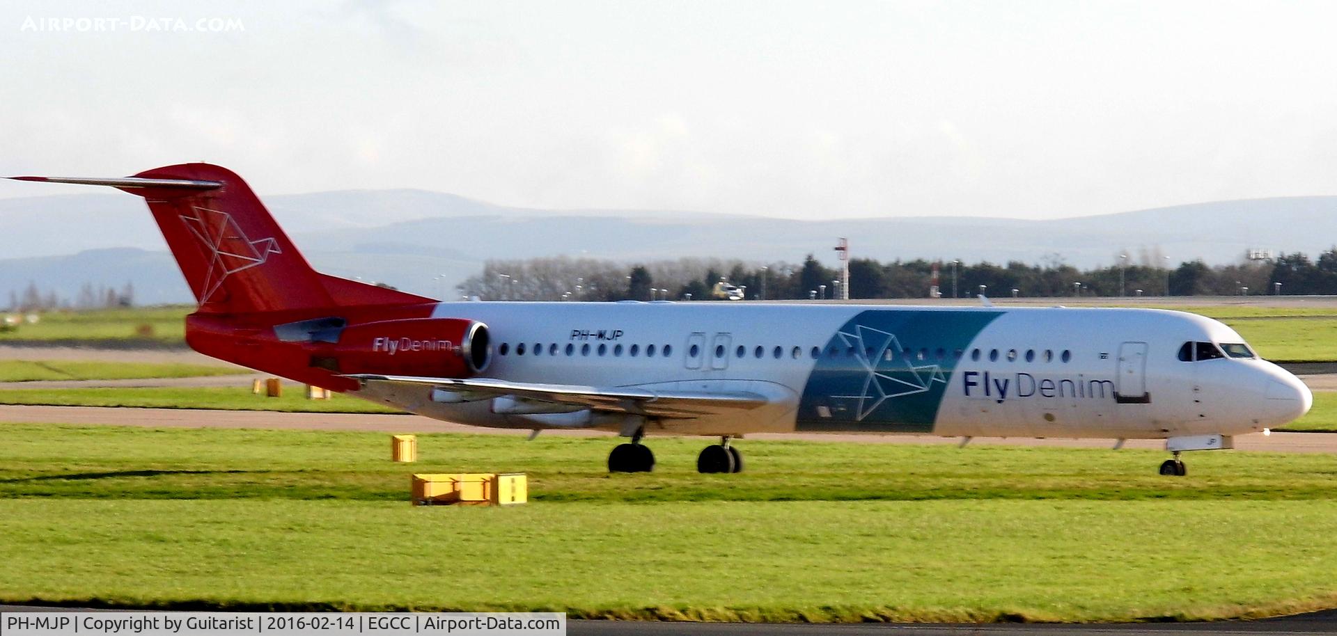 PH-MJP, 1995 Fokker 100 (F-28-0100) C/N 11505, At Manchester