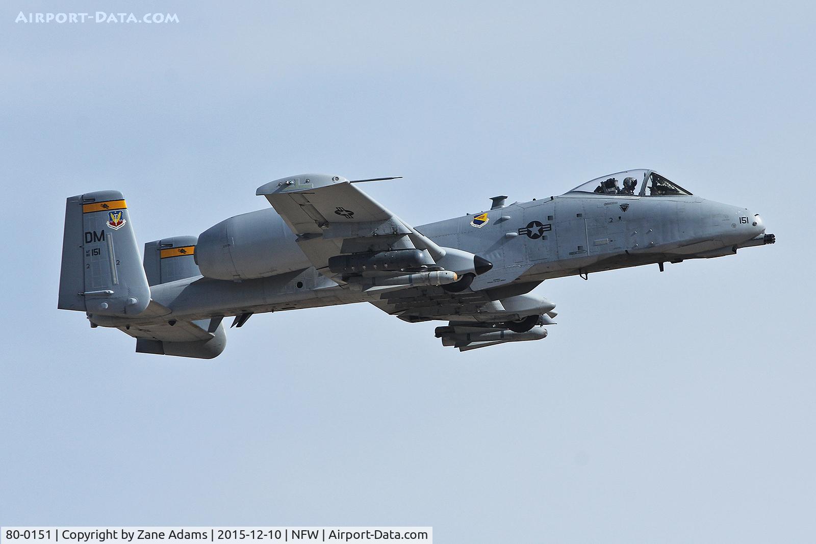 80-0151, 1980 Fairchild Republic A-10C Thunderbolt II C/N A10-0501, Departing NAS Fort Worth