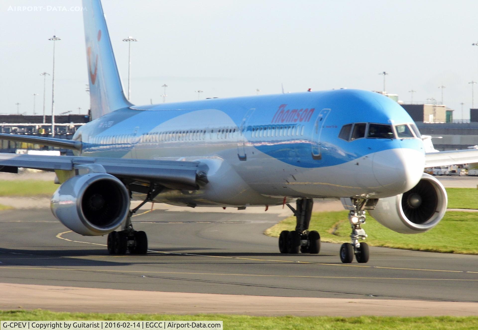 G-CPEV, 1999 Boeing 757-236 C/N 29943, At Manchester