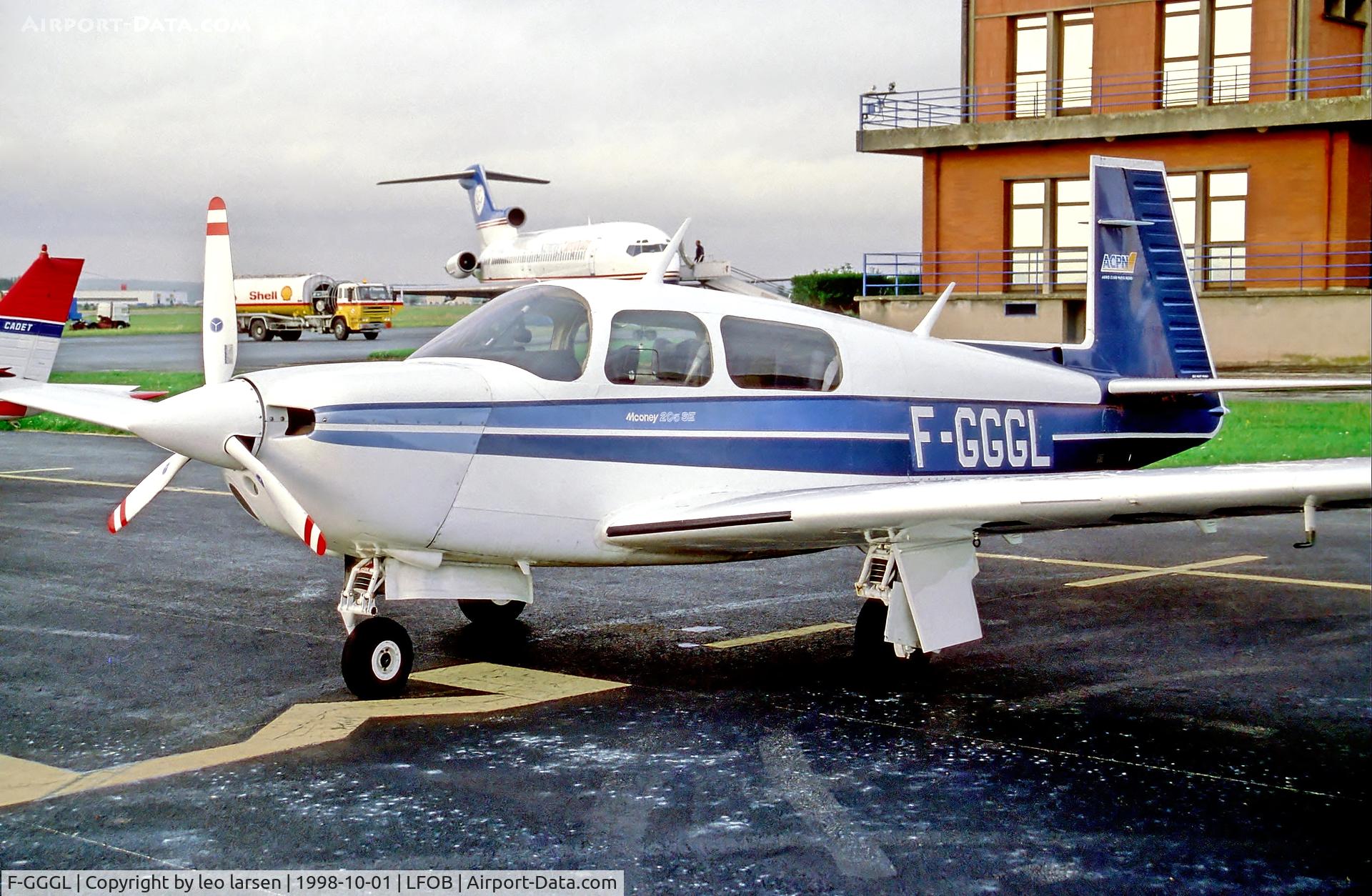 F-GGGL, Mooney M20J 201 C/N 24-3027, Beauvais 1.10.98