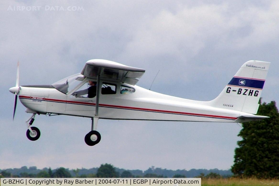G-BZHG, 2000 Tecnam P-92EM Echo C/N PFA 318-13606, Tecnam P.92EM Echo [PFA 318-13606] Kemble~G 11/07/2004