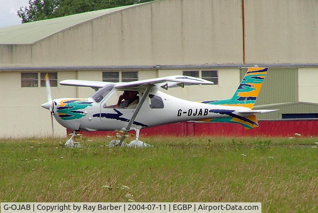 G-OJAB, 1996 Jabiru SK C/N PFA 274-13031, Jabiru SK [PFA 274-13031] Kemble~G 11/07/2004. Earlier scheme.
