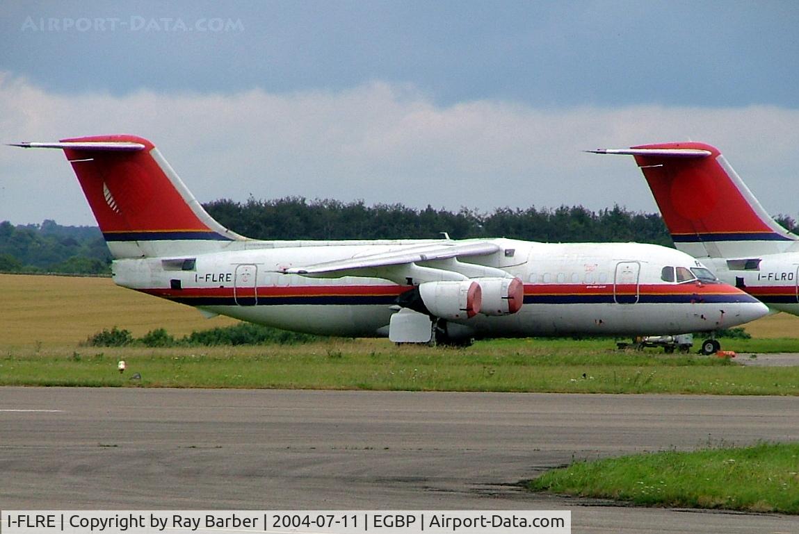 I-FLRE, 1992 British Aerospace BAe.146-200 C/N E2210, I-FLRE   BAe 146-200 [E2210] (Ex Meridiana) Kemble~G 11/07/2004. Stored pending sale.