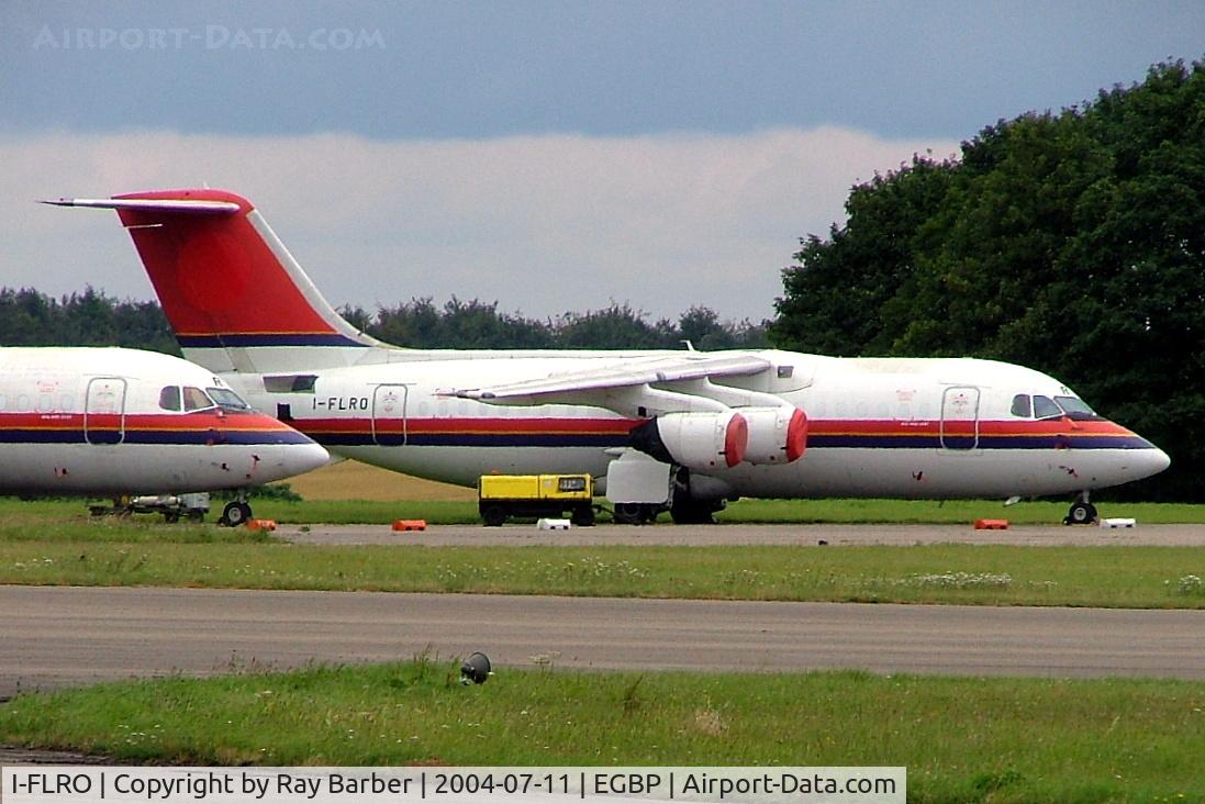 I-FLRO, 1994 British Aerospace BAe.146-200 C/N E2227, BAe 146-200 [E2227] (Ex Meridiana) Kemble~G 11/07/2004. Stored pending sale.