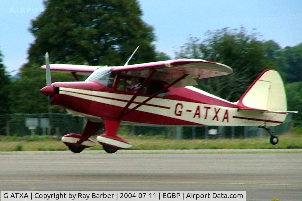 G-ATXA, 1956 Piper PA-22-150 Tri-Pacer C/N 22-3730, Piper PA-22-150 Tri-Pacer [22-3730] Kemble~G 11/7/2004
