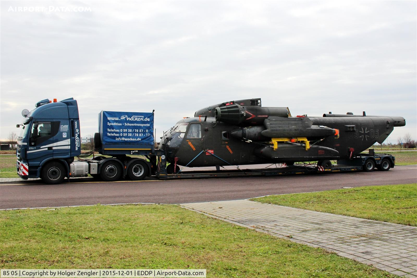 85 05, Sikorsky (VFW-Fokker) CH-53GS C/N V65-103, Waiting for shipment to a place far away from here....