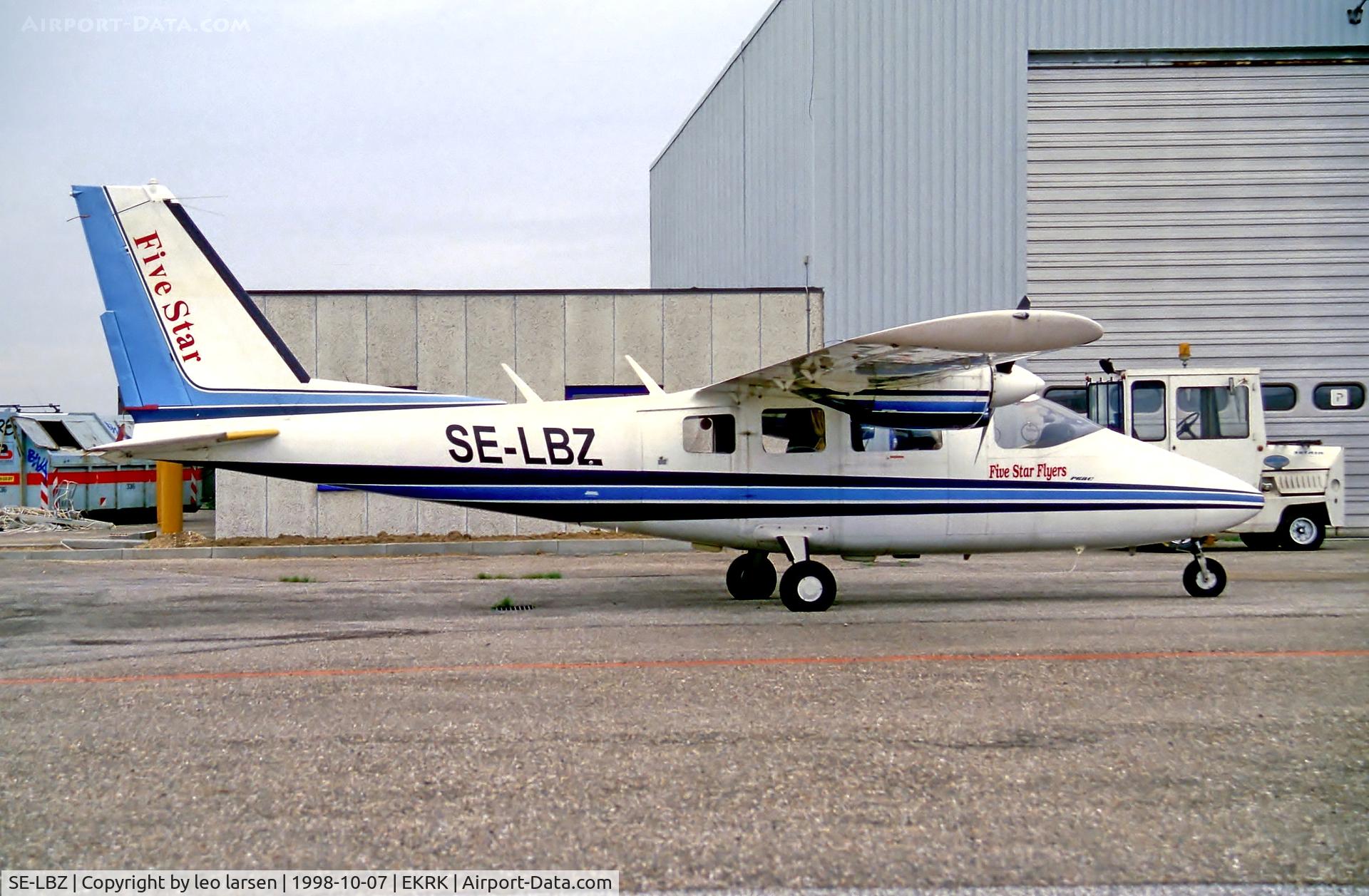 SE-LBZ, Partenavia P-68C C/N 221, Roskilde 7.10.98