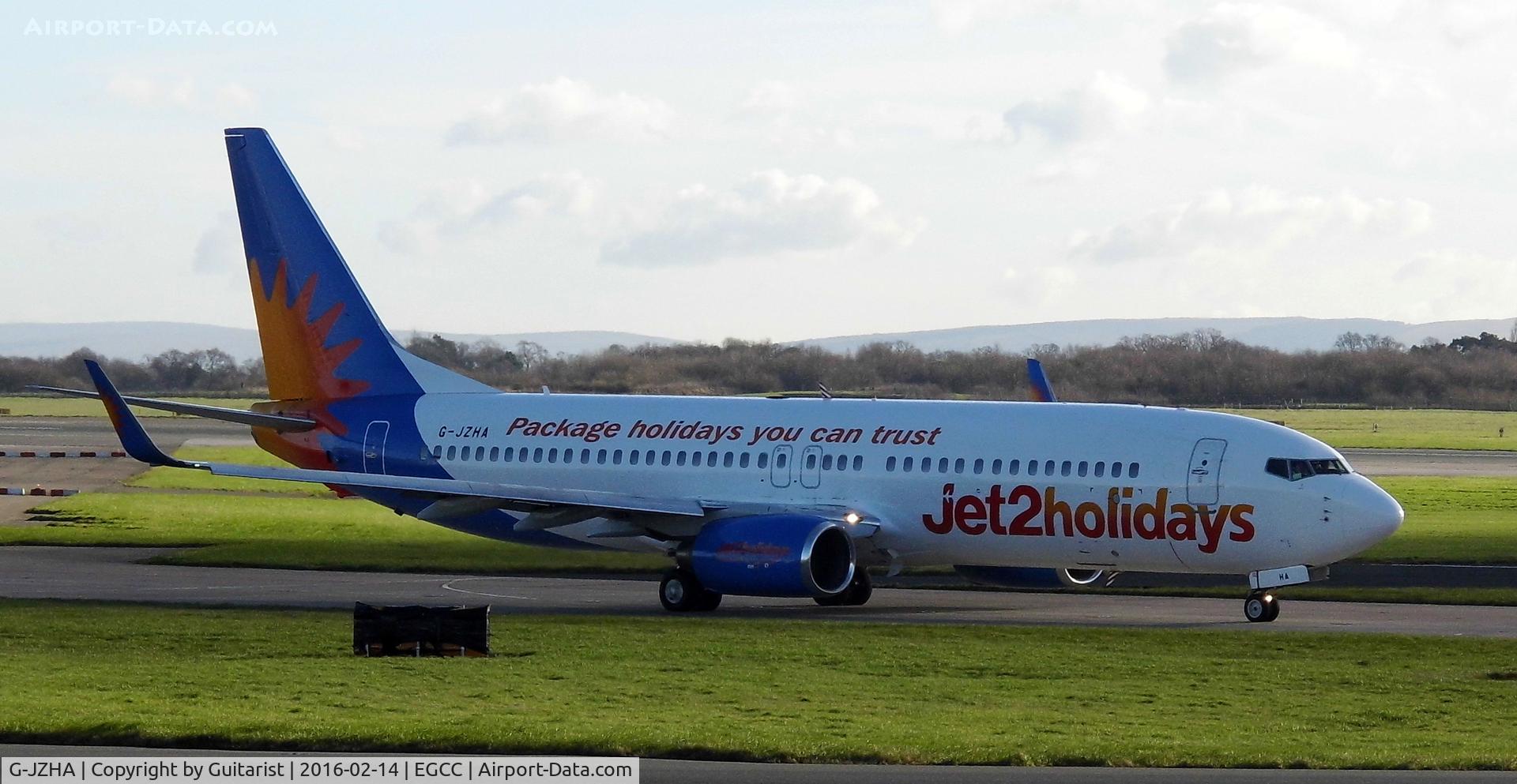 G-JZHA, 2001 Boeing 737-8K5 C/N 30417, At Manchester