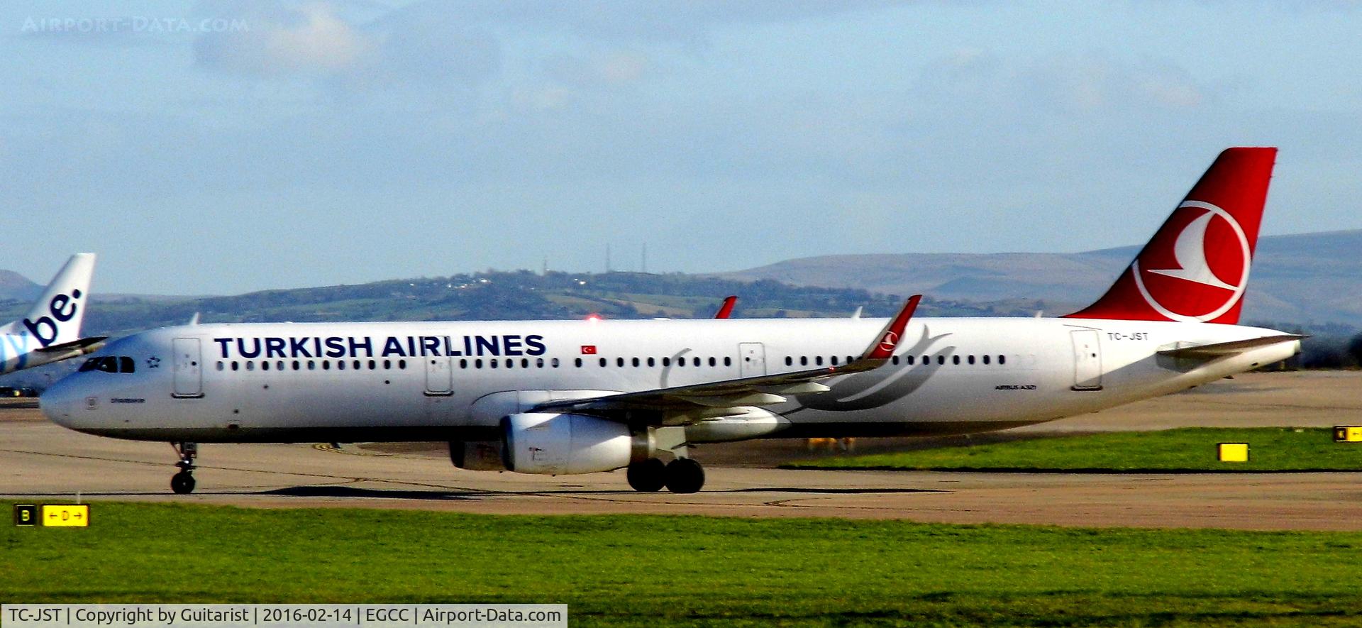 TC-JST, 2015 Airbus A321-231 C/N 6682, At Manchester