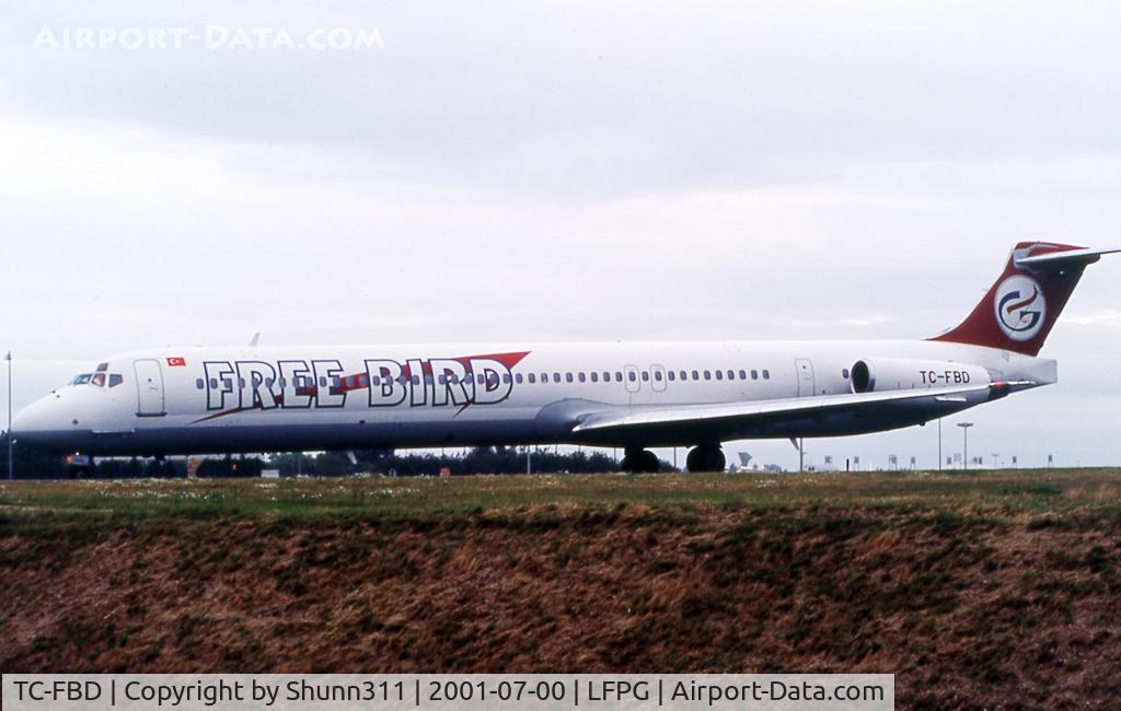 TC-FBD, McDonnell Douglas MD-83 (DC-9-83) C/N 53186, Taxiing on parallels runways...