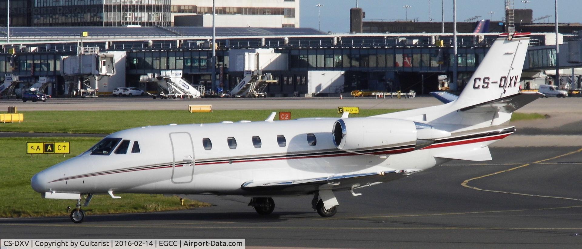 CS-DXV, 2008 Cessna 560 Citation XLS C/N 560-5782, At Manchester