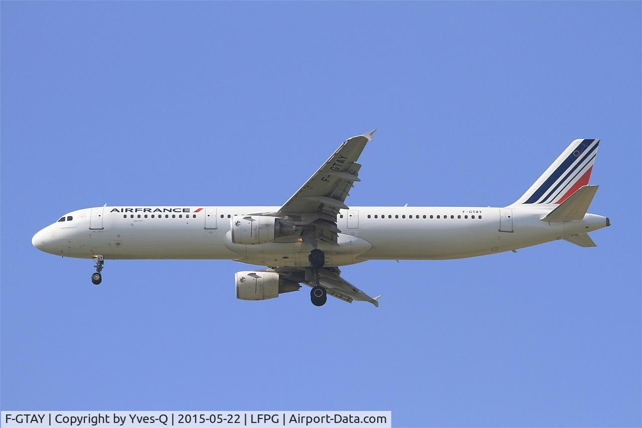 F-GTAY, 2010 Airbus A321-212 C/N 4251, Airbus A321-212, Short approach rwy 27R, Roissy Charles De Gaulle Airport (LFPG-CDG)