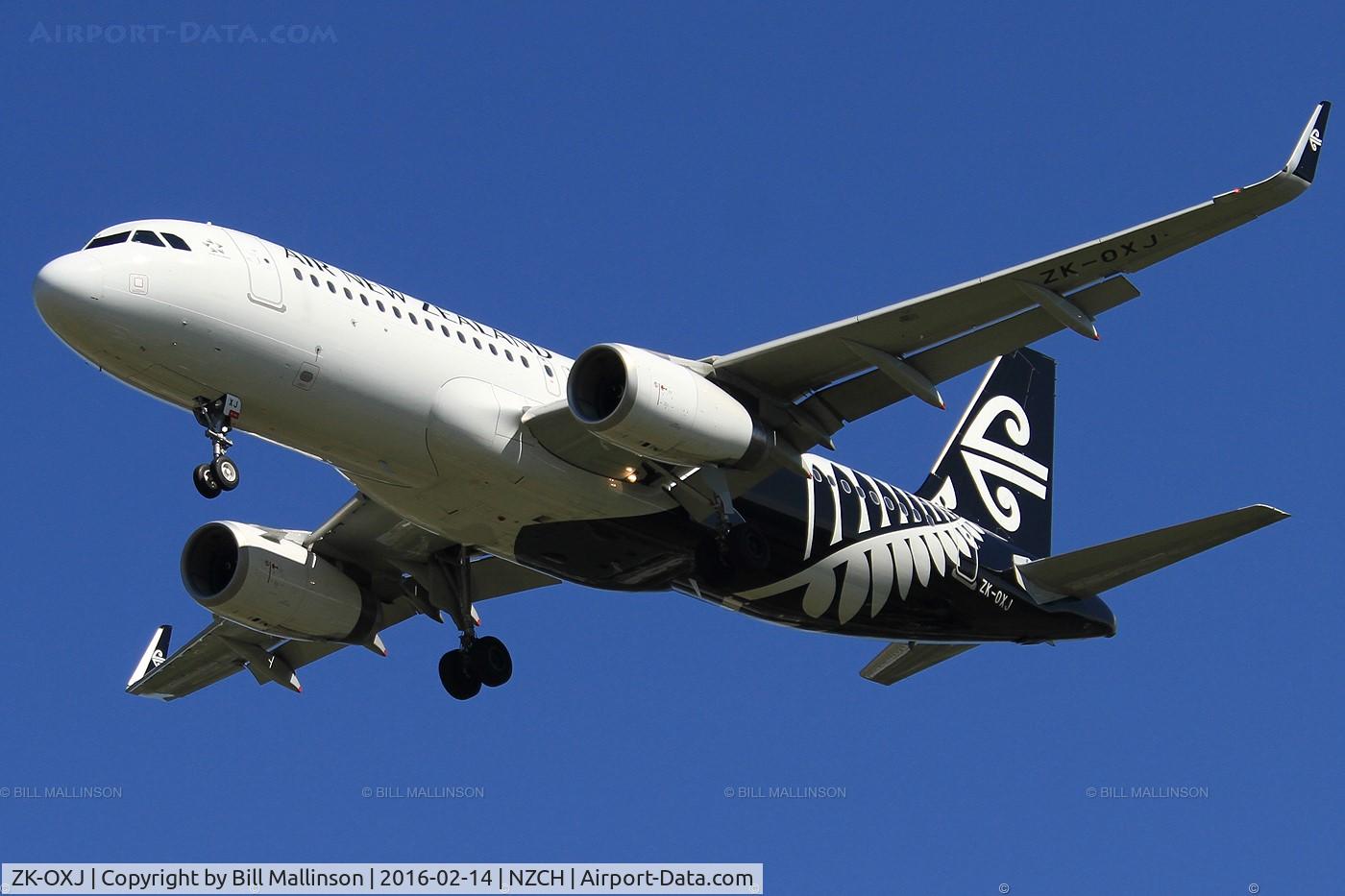 ZK-OXJ, 2015 Airbus A320-232 C/N 6694, NZ535 from AKL