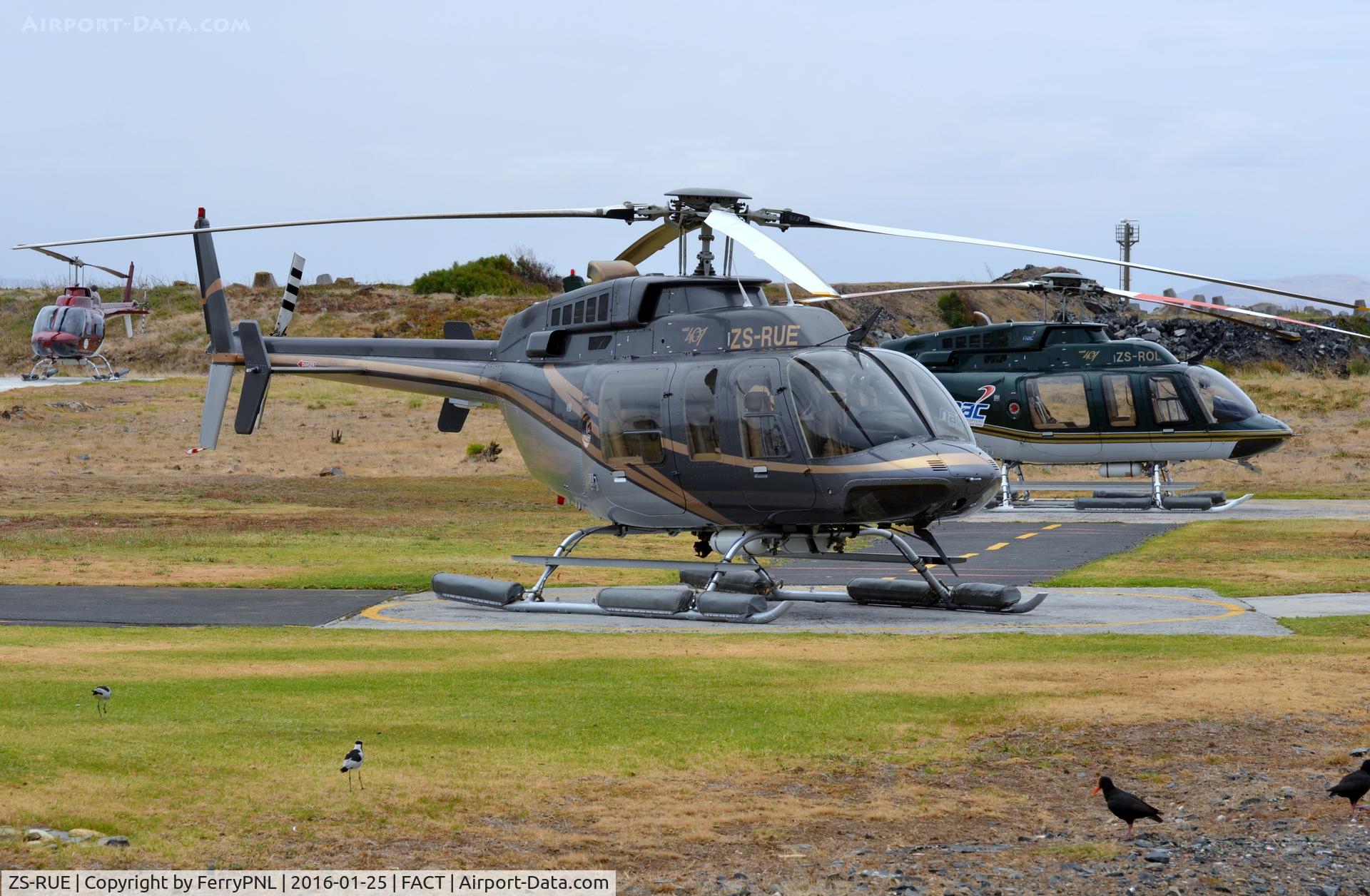 ZS-RUE, 1997 Bell 407 C/N 53170, Very nice model 407 resting at V&A Waterfront Heliport