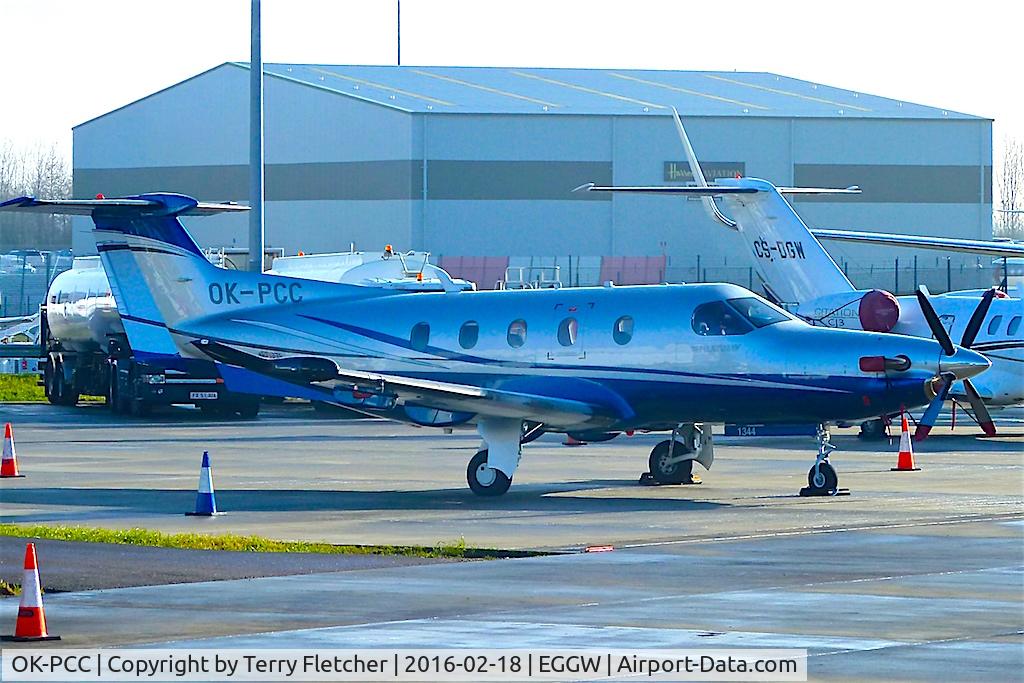 OK-PCC, 2012 Pilatus PC-12/47E C/N 1344, Pilatus PC-12/47E, c/n: 1344 at Luton