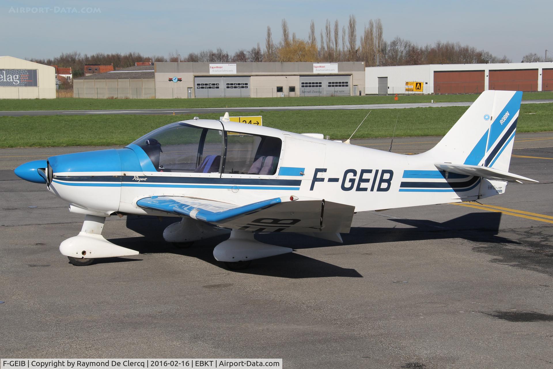 F-GEIB, Robin DR-400-180 Regent C/N 1676, Visitor at Wevelgem.