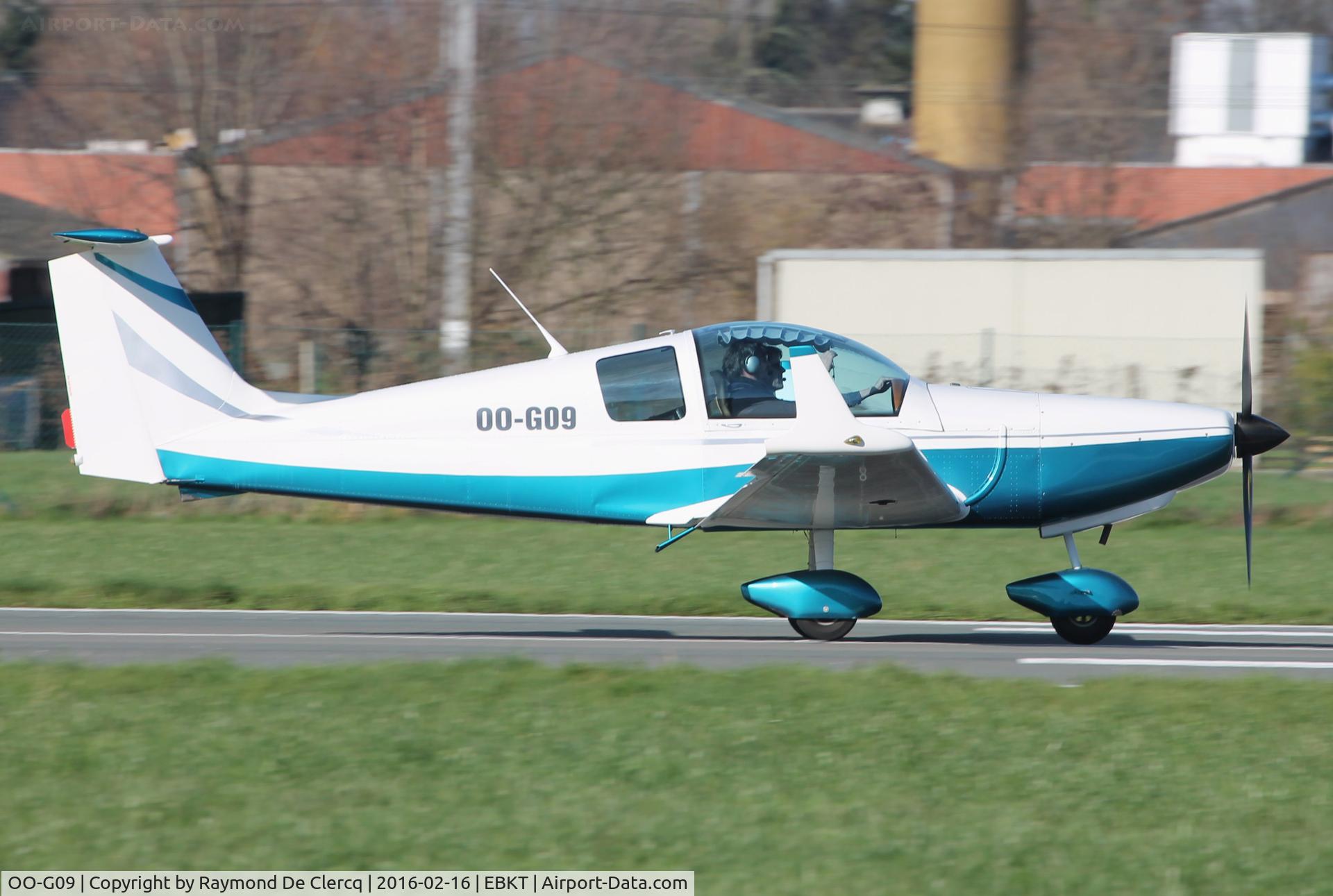 OO-G09, 2007 Dova DV-1 Skylark C/N 07/10, Landing at Wevelgem.