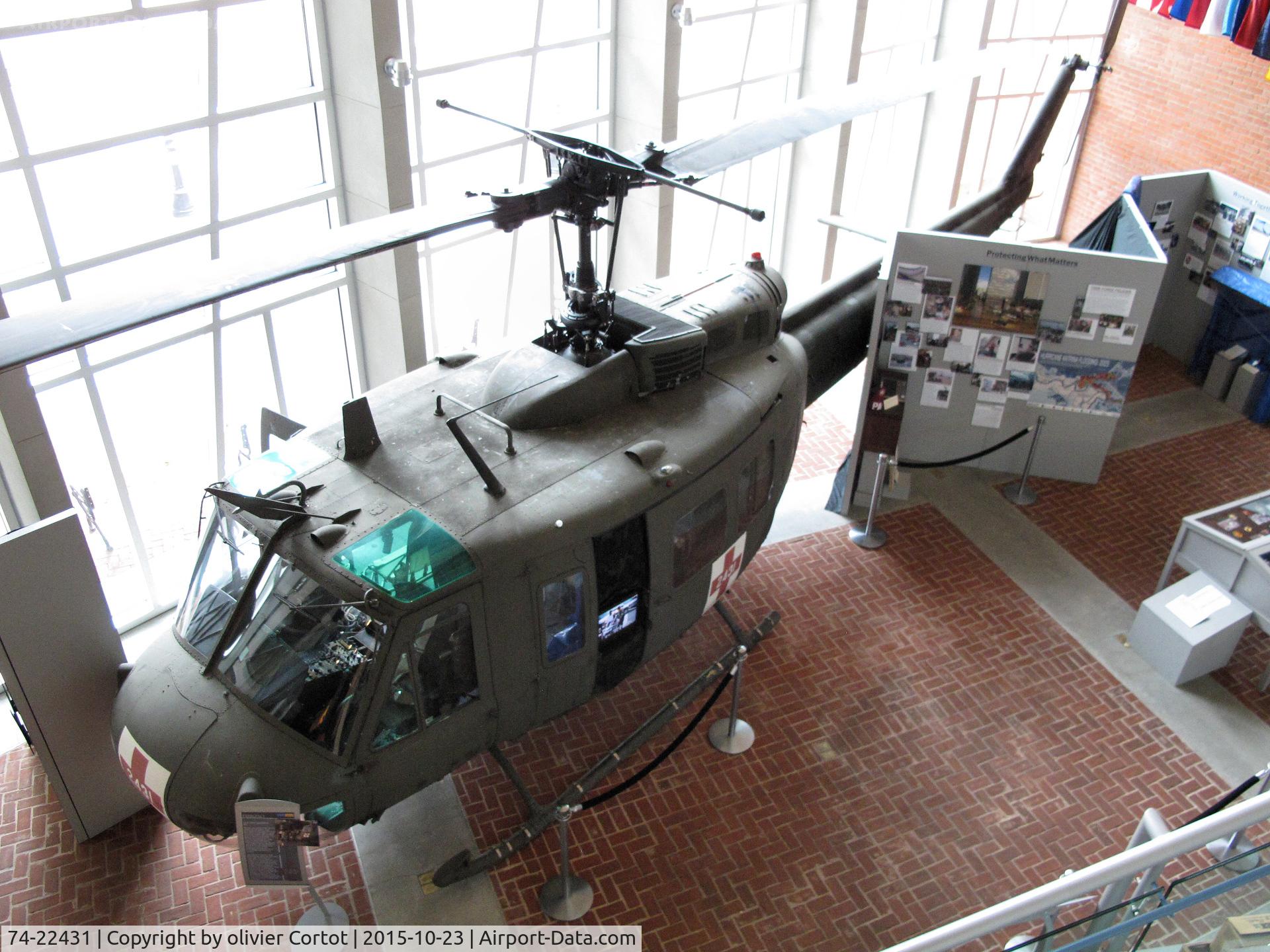 74-22431, 1974 Bell UH-1V Iroquois C/N 13755, Jackson barracks military museum