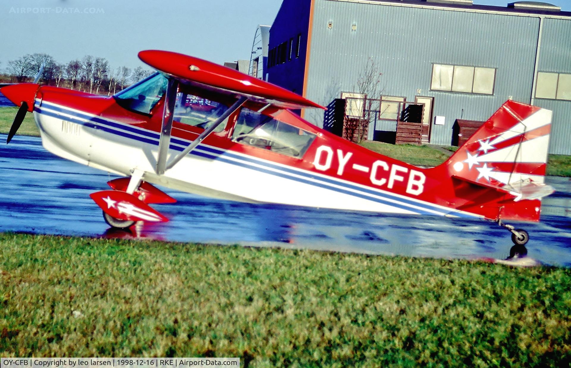 OY-CFB, 1979 Bellanca 8KCAB Decathlon C/N 487-79, Roskilde 16.12.98
